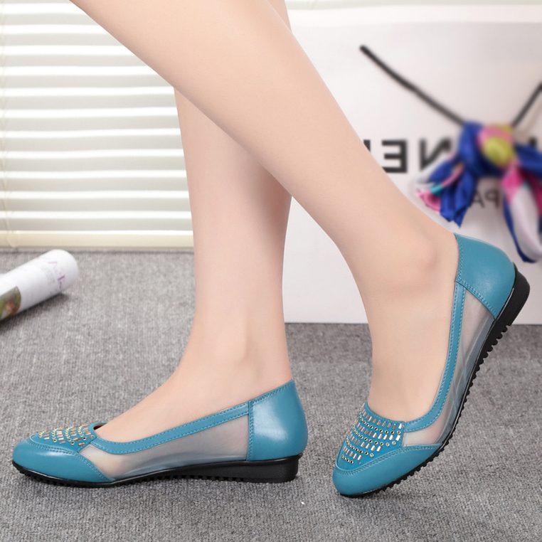

Босоножки Large size women's shoes flat 2015
