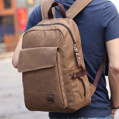 【新款帆布背包】_帆布新款背包图片_男士新款背包价格_搭配分享 - 爱