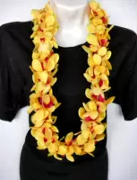 Hawai Grass Dance Performance Beach Flower Ring Prop Hawaiian Hula Flower Lei