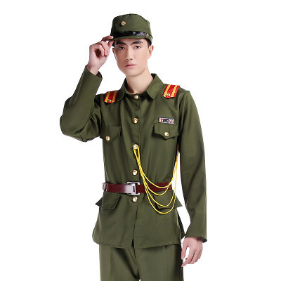日军军官装日本士兵服汉奸服2015年秋季舞台服装演出服儿童军装