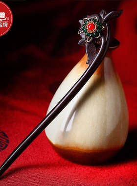 日式丸玉发簪子和风发饰彩色和服浴衣发钗co花魁盘头发配饰品包邮