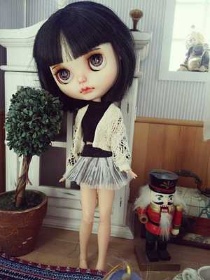 taobao agent BLYTHE/AZONES Little cloth -colored cardigan set BJD dress doll clothes