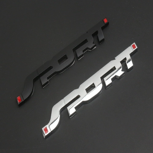 Модификация автомобиля спорт спорт персонализированный автомобильный этикетка наклейка металлическая боковая маркировка