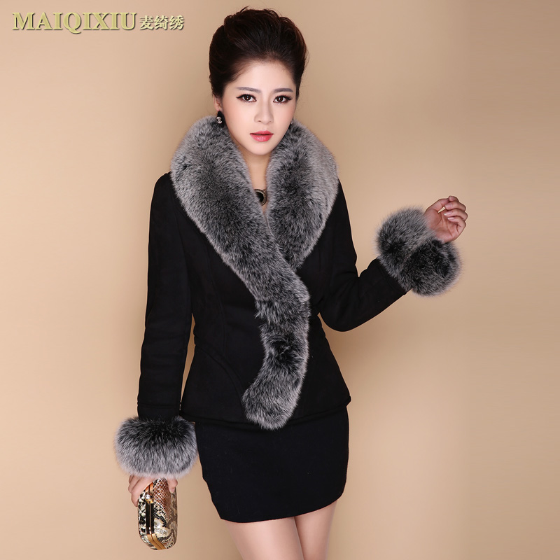 

Одежда из меха Maiqi embroidery mqx14d1282 2014