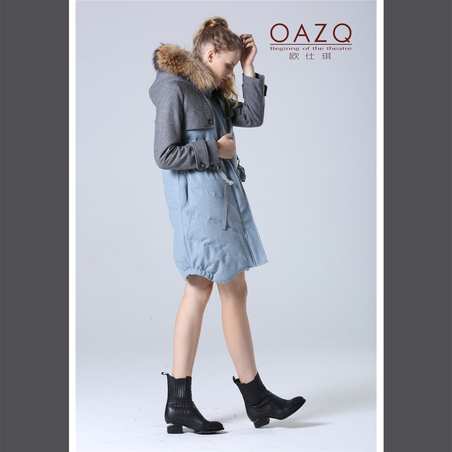 

Женский пуховик Oazq 1362
