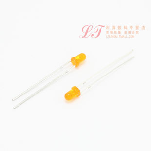 Литао 丨 3 мм апельсиновый F3 оранжевый свет Светодиодный светодиодный светодиод свет (1000 только Полем