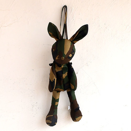 ouon迷彩兔/儿童双肩背包书包双肩包单肩包两用包原创布偶包包邮