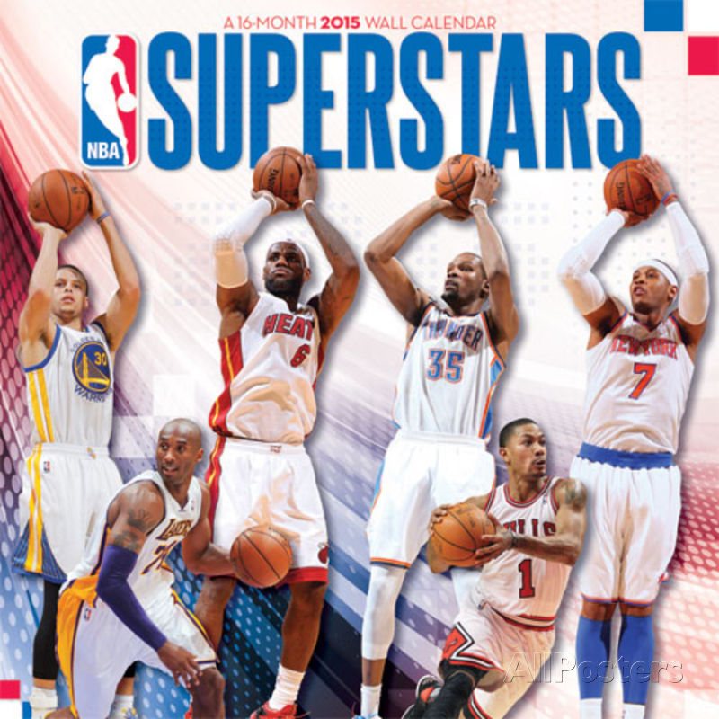 

Настенный календарь Nba superstars 2015