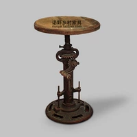 Европейский стиль старый промышленная/американская сельская мебель лофт лофт банки с поднятой обеденный стул стул стул