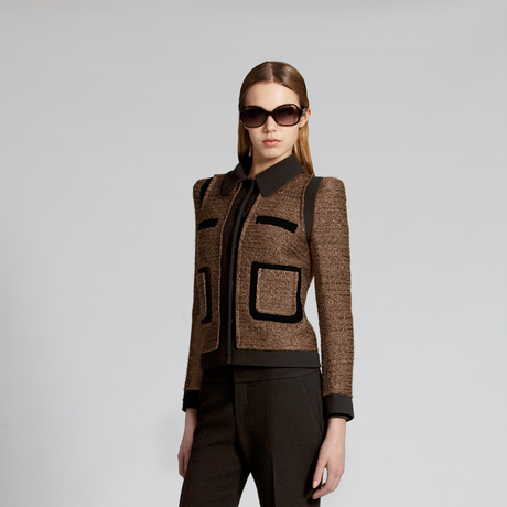 ports宝姿秋冬女装伊顿领短款外套lr9j037nfd044