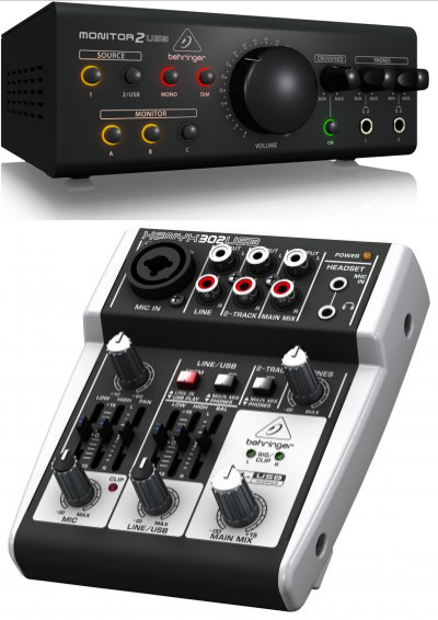 

Микшерный пульт BEHRINGER 302USB/MONITOR2USB