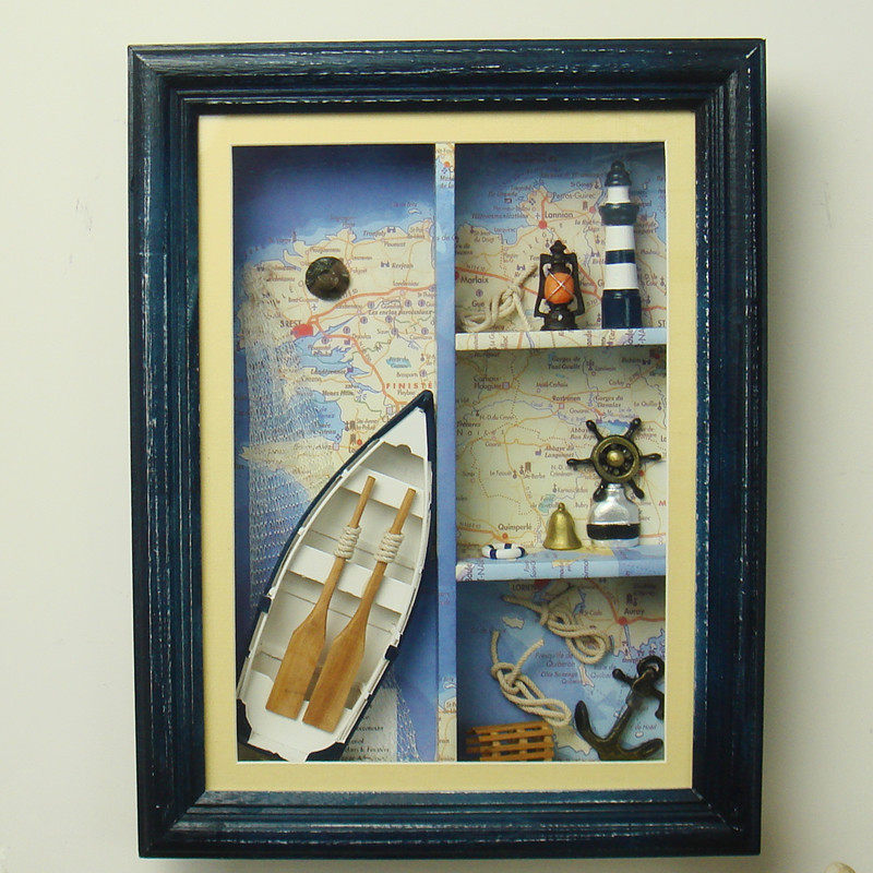 木质相框装饰挂架,立体装饰画框