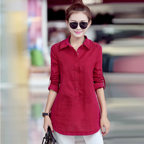 

Рубашка для беременных Cotton and linen 2015