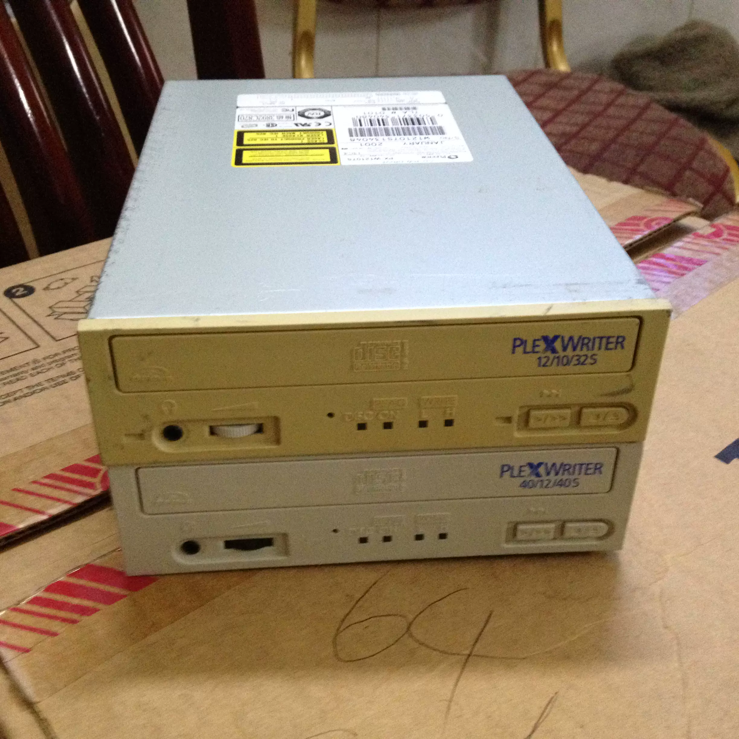 原装拆机浦科特PLEXTOR PX-8432 CD音乐CD刻录机光驱IDE并口39针-Taobao