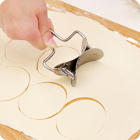 饺子皮切皮模具家用不锈钢包饺子神器快速切水饺小笼包子面皮工具