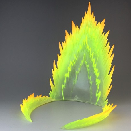 现货国产包邮 shf七龙珠 黄色 爆气 暴气 特效件7色.紫.黄.蓝色