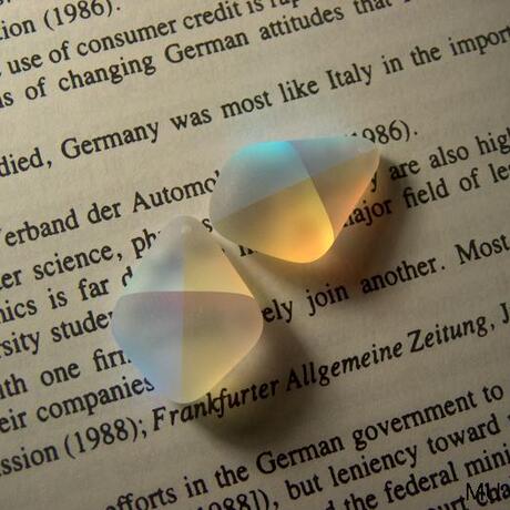 彩虹色 人造海玻璃 diy 手工 sea glass (打孔料)