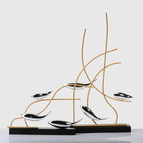 简约现代休闲鱼家居艺术品电视柜客厅礼品摆件创意时尚装饰品摆设