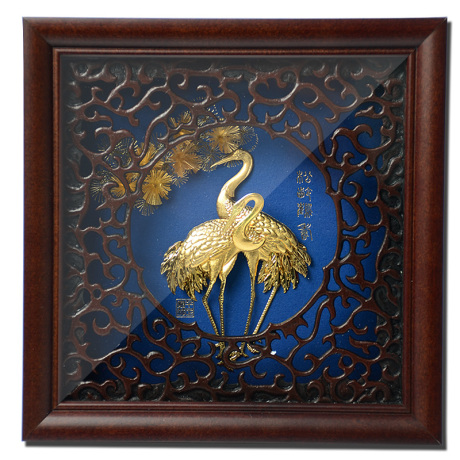 【24k金箔画】_古典装饰画图片_24k立体金箔画价格_搭配分享 - 爱逛街