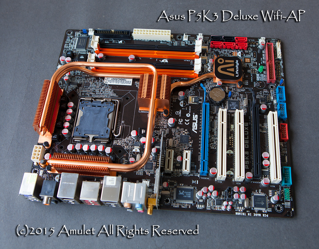 

Материнская плата ASUS P5K3 Deluxe/WIFI-AP P35 DDR3