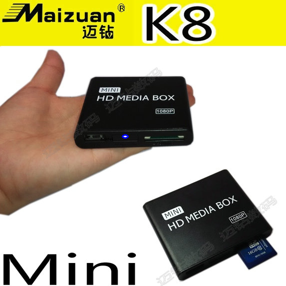 MAI DIAMOND K8 COOL VAIZIJIE MINI CAR HIGH -DEFINITION ÷̾ 1080P Ƽ̵ AV  HDMI