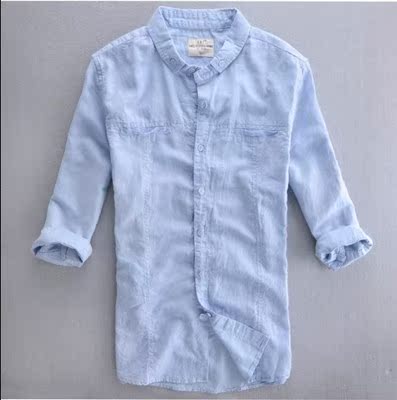 

Рубашка мужская Linen cropped sleeves 15 Zara Man