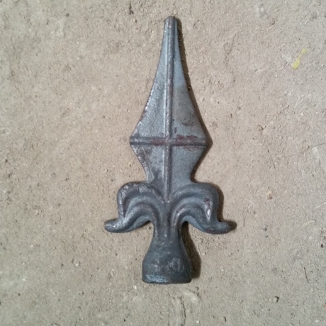 铁艺配件 铁艺枪尖 锻打枪尖 围栏护栏专用枪尖矛头135*65 036小