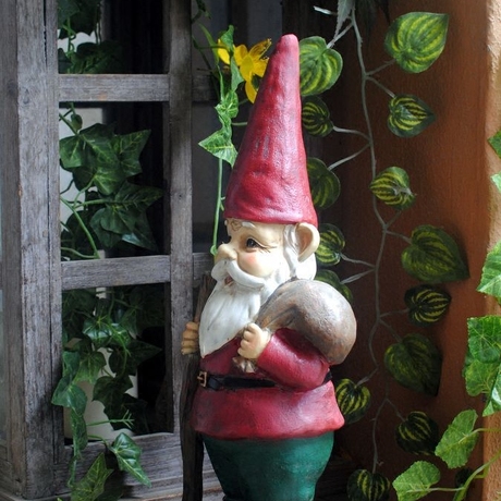 外贸原单法式复古经典精灵老人garden gnome阳台花园庭院摆件装饰