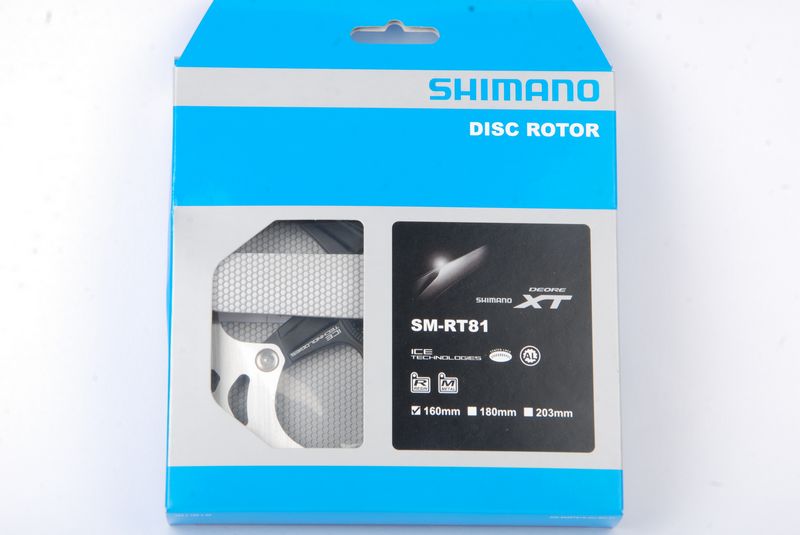 

Тормоза для велосипеда SHIMANO Rt81 XT 160mm