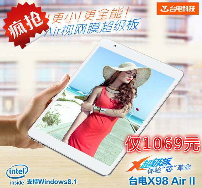 

Планшет Teclast X98 Air II WIFI 32G 3736F 2.16G 9.7 Air