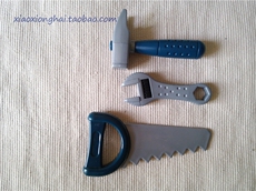 Развивающая игра для детей 德国儿童仿真维修工具锤子锯子螺丝刀扳手钳子男孩玩具 单件