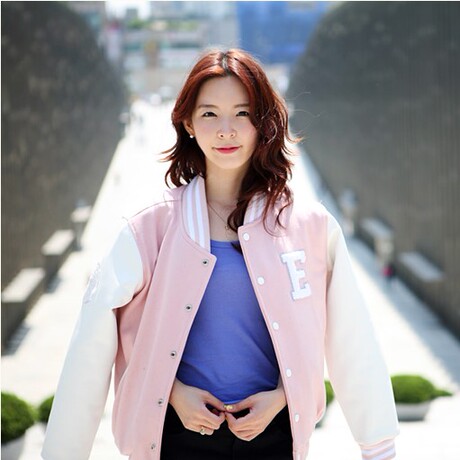*韩国代购*梨花女子大学 梨大留学生代购 校服 棒球外套 棉服