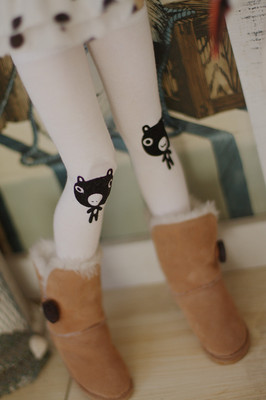 taobao agent [Endless] BJD/SD/DD3 points 4 points SD10/13 and other sizes of printed socks, bear bear socks