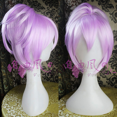 taobao agent [Free Wind] Gunshen COS/Cat Little Meng/Angel Blade COS wig Sakura Color ponytail cos wig