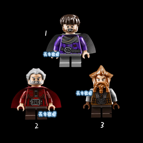 lego乐高 霍比特人系列 人仔 矮人 ori lor045 lor047 出自79010