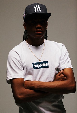 

Футболка мужская Supreme NY Yankees Supreme Box TEE