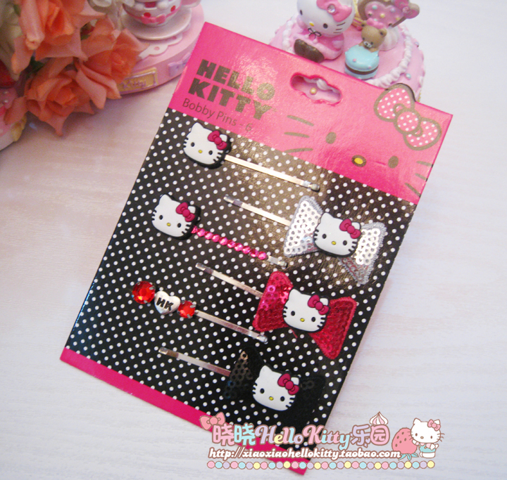 

Заколки Hello kitty Sanrio