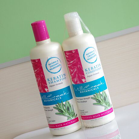 现货～mill creek keratin魅丽天然角蛋白洗发水修复损伤多款无硅