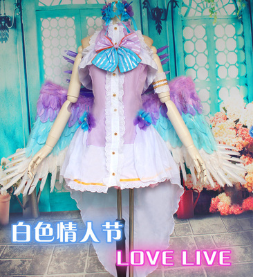 taobao agent Can be matched with gradient wings cosplay clothing lovelive!White Valentine's Day Painting Singing Service