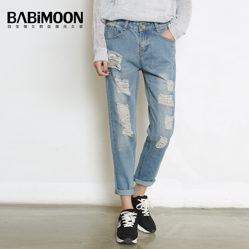 

Джинсы женские The female BABiMOON of Variety mode xbb20151989