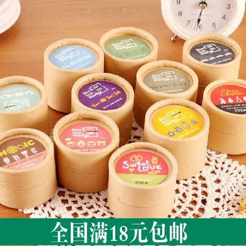 Подлинный Angelzimu Korean Stationaly Fresh и Creative Simple Bookmark Box Metal Bookmark