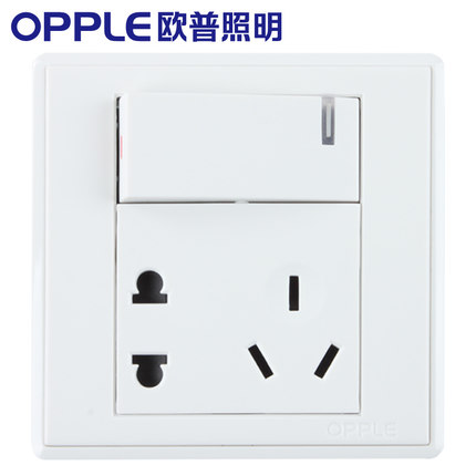 

Розетка с выключателем OPPLE 86 P06