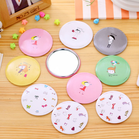 卡通便携小镜子