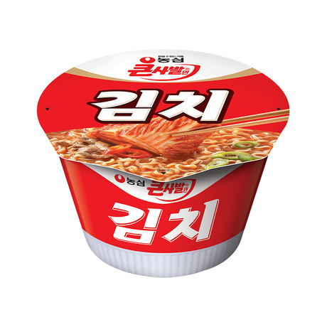 【天猫超市】韩国进口农心辣白菜大碗面112g方便面速食泡菜桶面