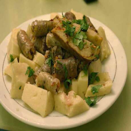 新疆伊犁面肺子小份真空包装新鲜羊杂白肺子米肠子新疆名小吃包邮