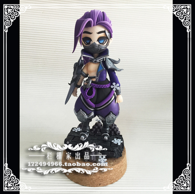 taobao agent The fence hand -painted King Glory game mobile game mobile game surrounding clay hand -made custom Lanling king Q version is proportional to be done