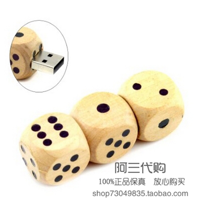 

USB накопитель OTHER Wellcore Wooden Dice Shaped High 32GB