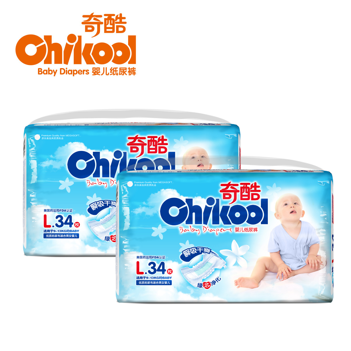 

Подгузники Chikool L68