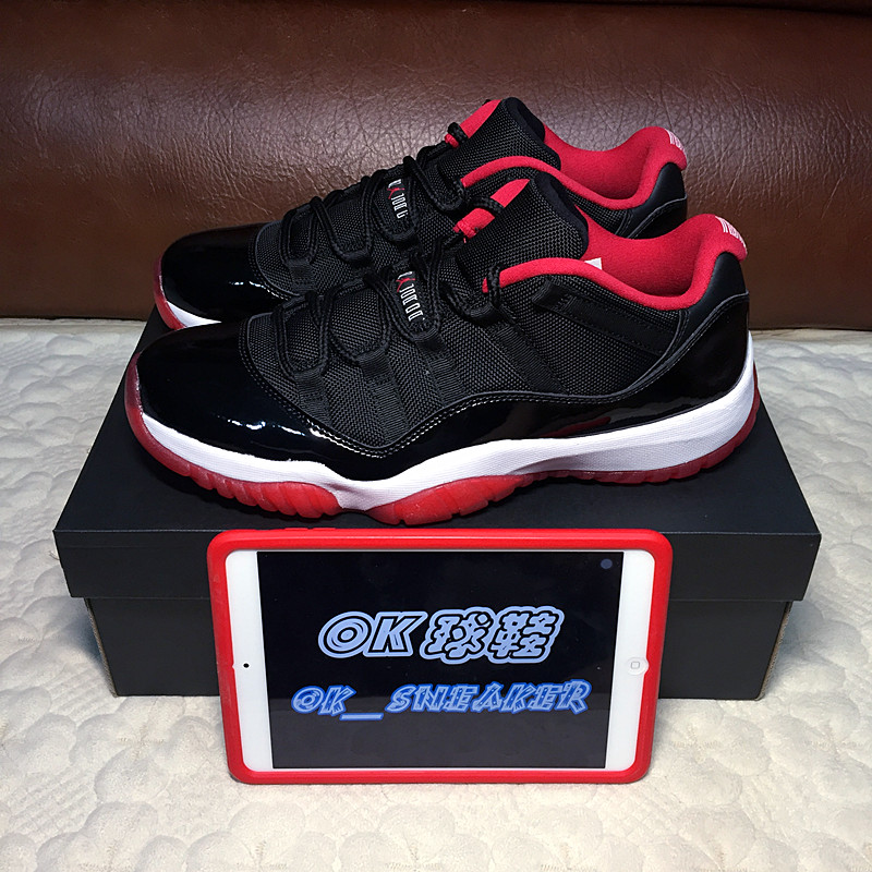 

баскетбольные кроссовки Air jordan OK 11 LOW Bred AJ11 11 LOW 528895-012