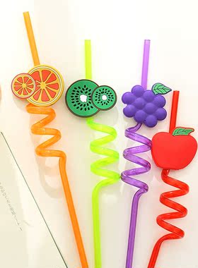 90       mo***q1   发布了  懒角落 创意艺术吸管 透明水果造型果汁